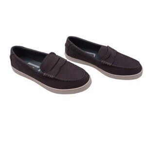 Cole Haan Men's Nantucket Penny Loafer Leather Gray Size 9.5 Slip On C38205